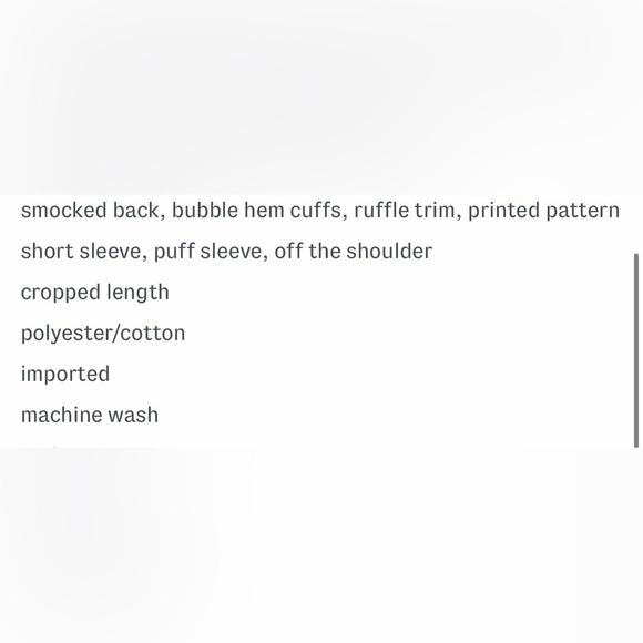 White Off-Shoulder Ruffle Top - Picture 3 of 6